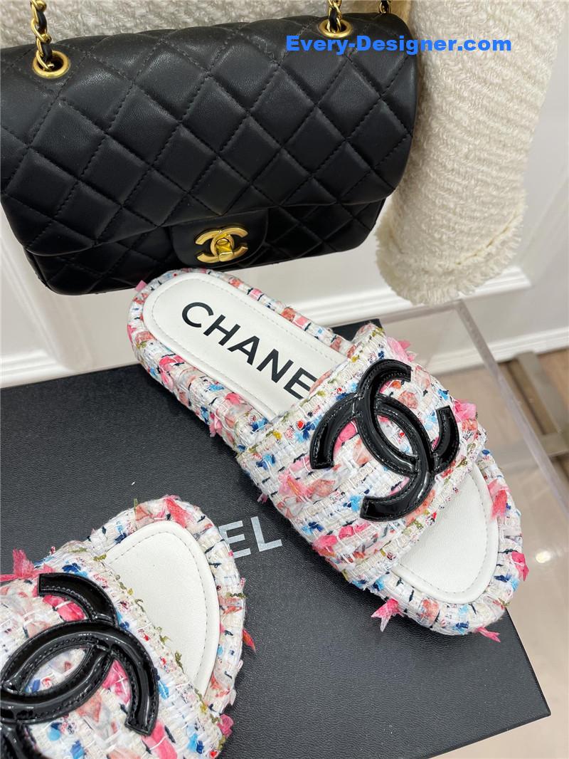 CC new big double C lazy slippers