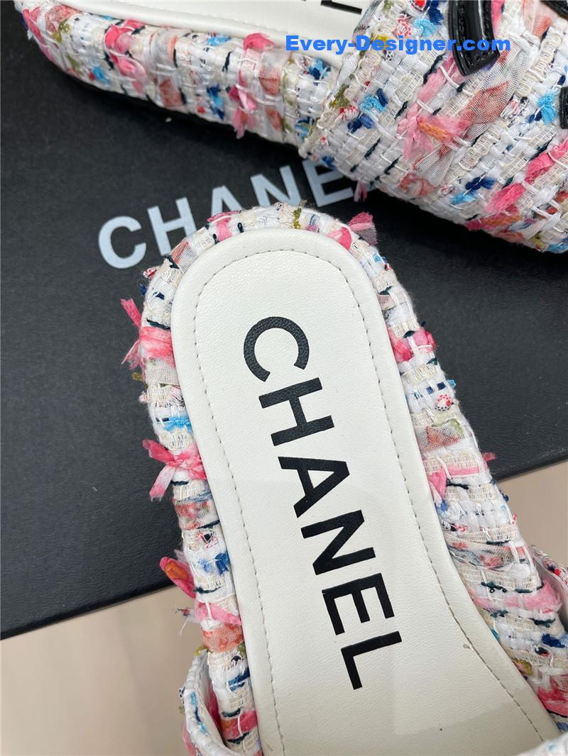 CC new big double C lazy slippers