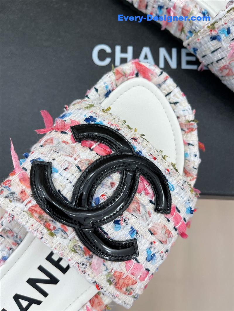 CC new big double C lazy slippers