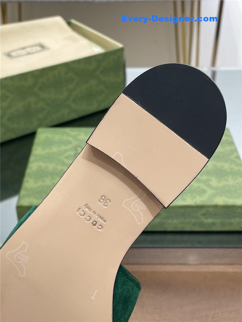 Gvc*1 logo gg cutout slippers