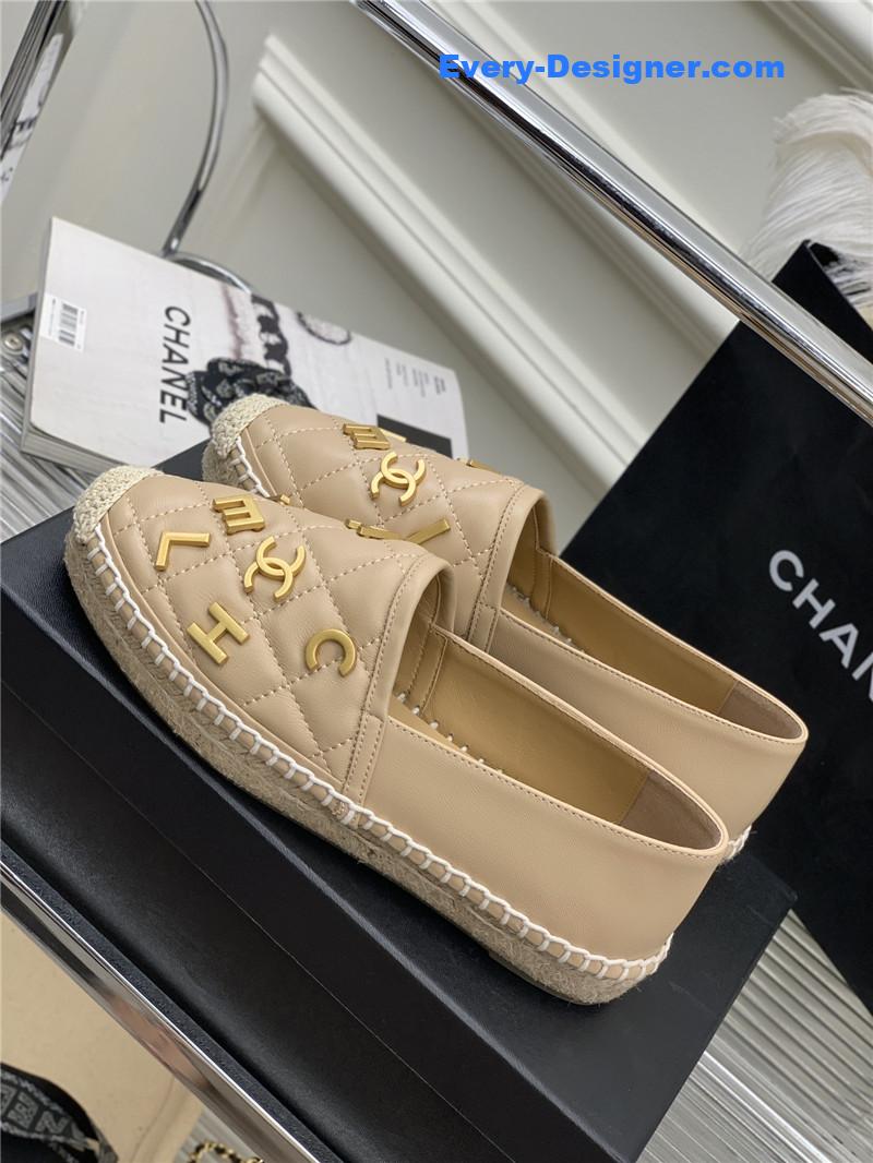 CC letter fisherman shoes