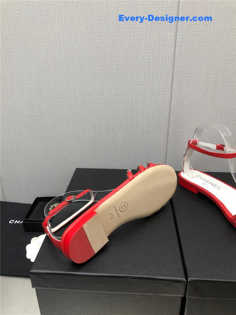 CC new chain flat sandals