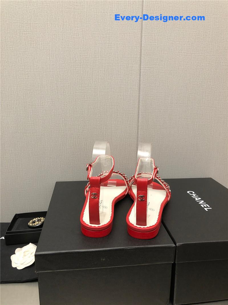 CC new chain flat sandals