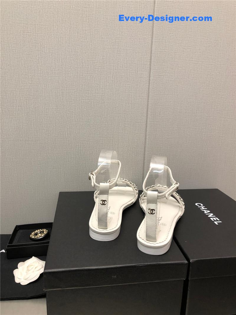 CC new chain flat sandals