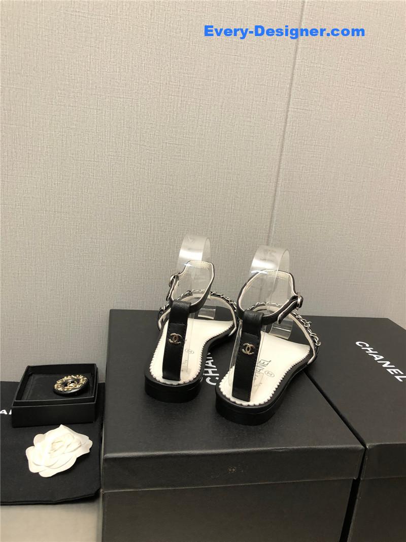CC new chain flat sandals