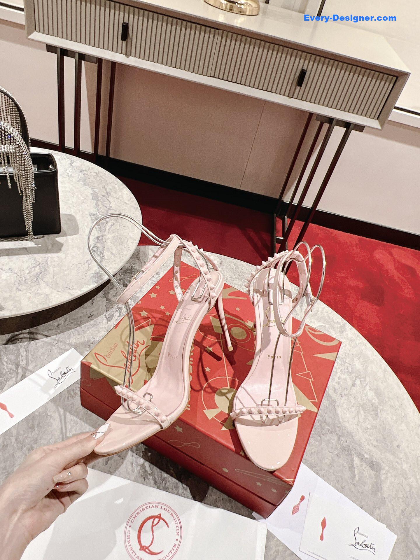 Chr1st1an louboutin spiked strappy sandals