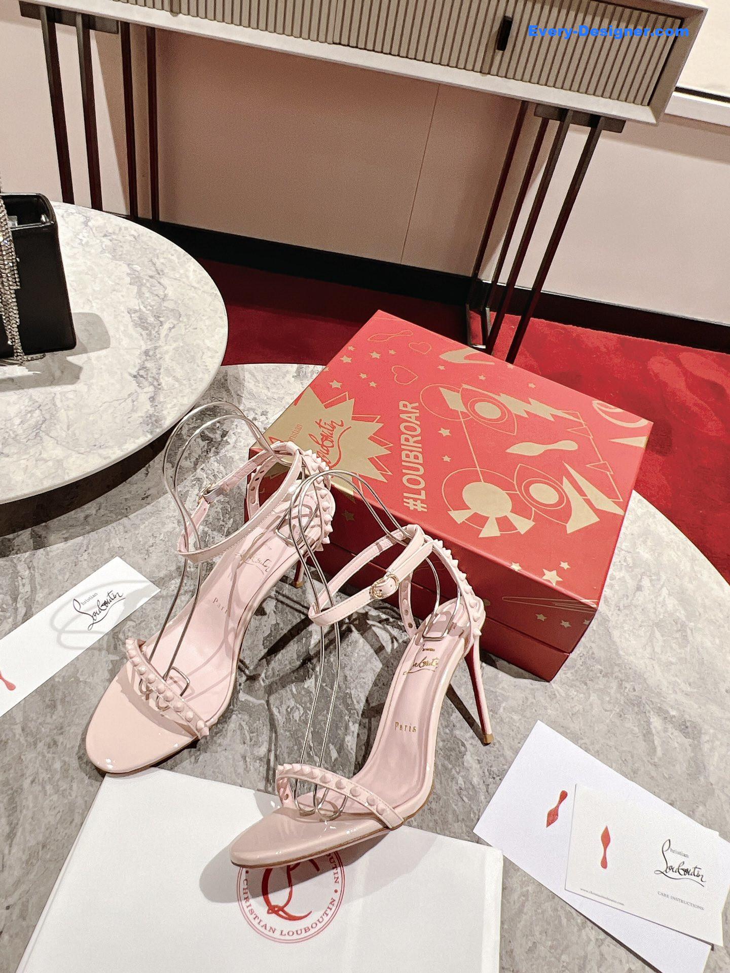 Chr1st1an louboutin spiked strappy sandals