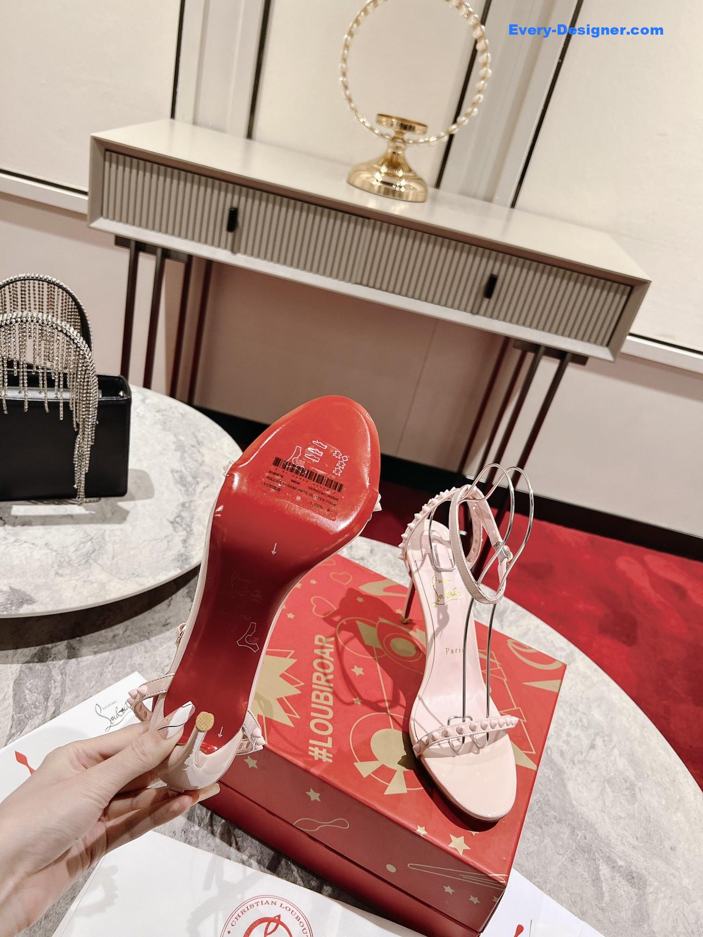 Chr1st1an louboutin spiked strappy sandals