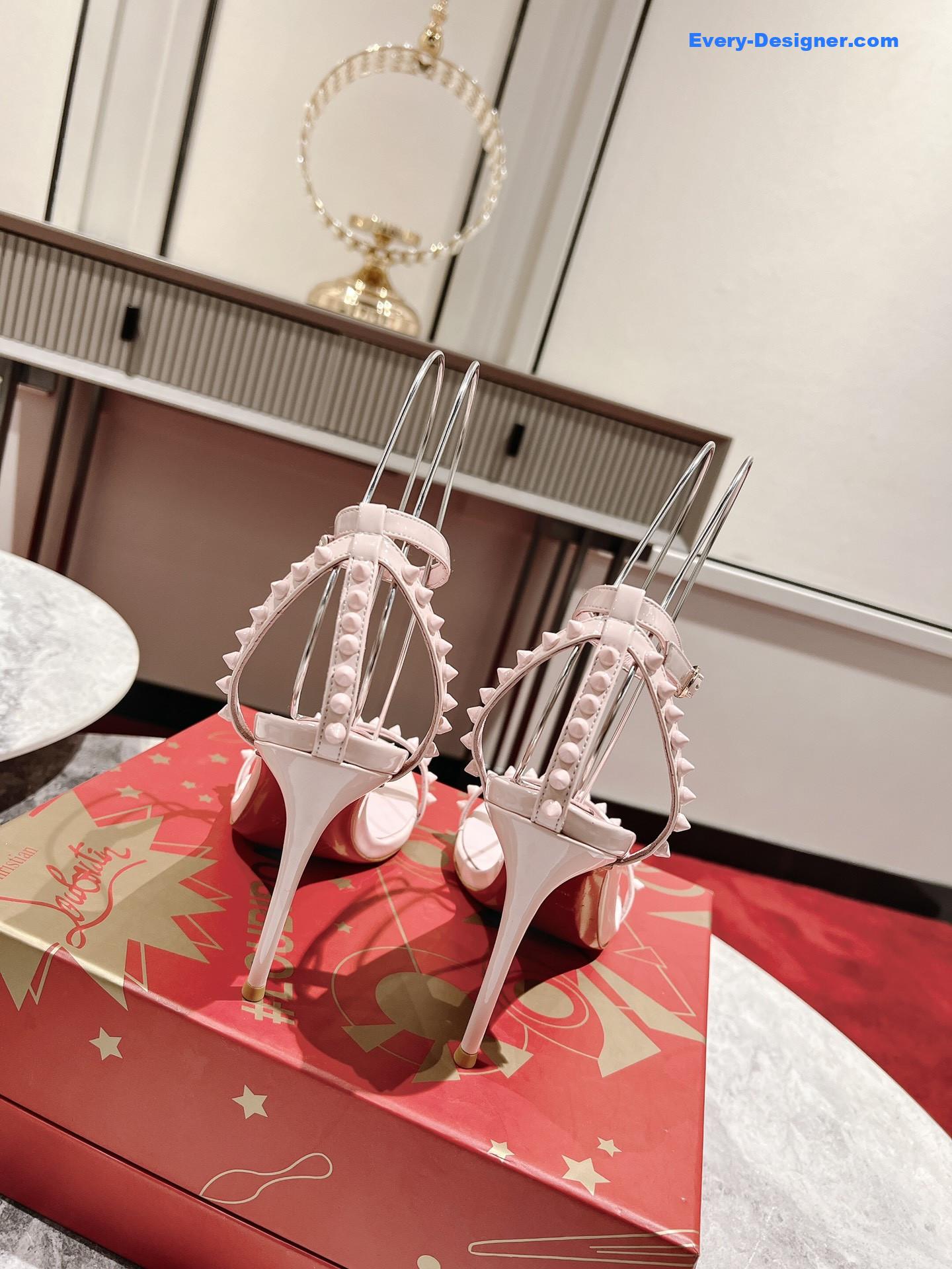 Chr1st1an louboutin spiked strappy sandals