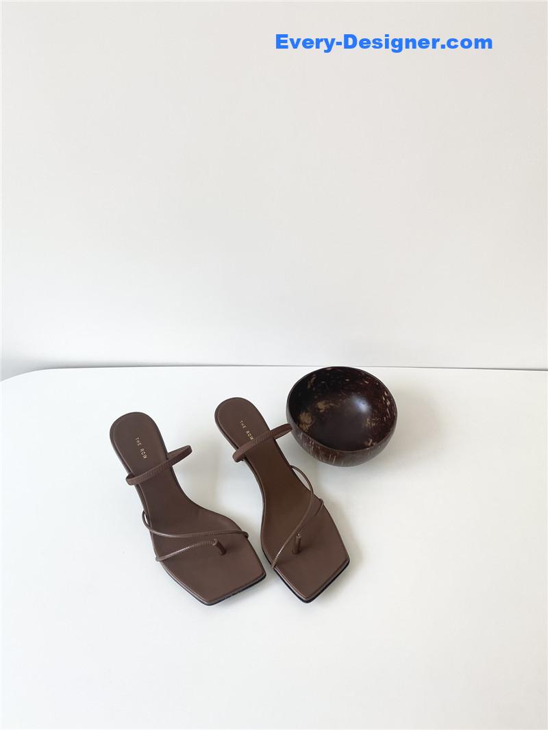 T    new strappy sandals with high heels