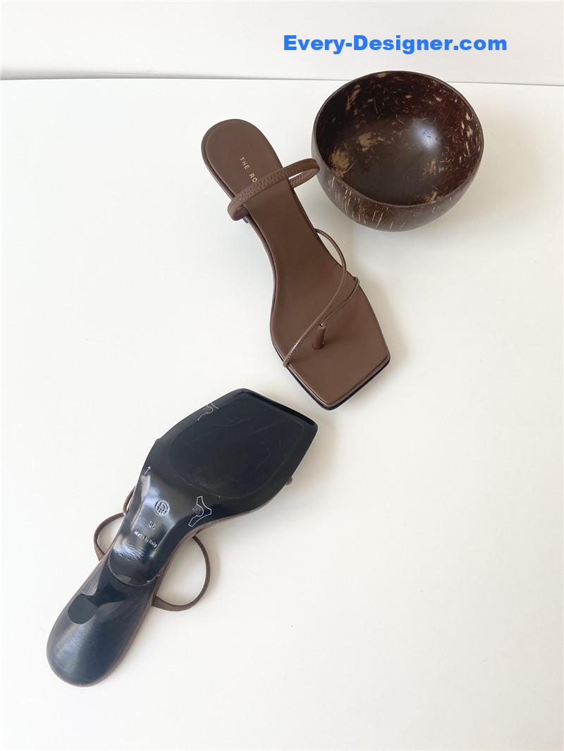 T    new strappy sandals with high heels