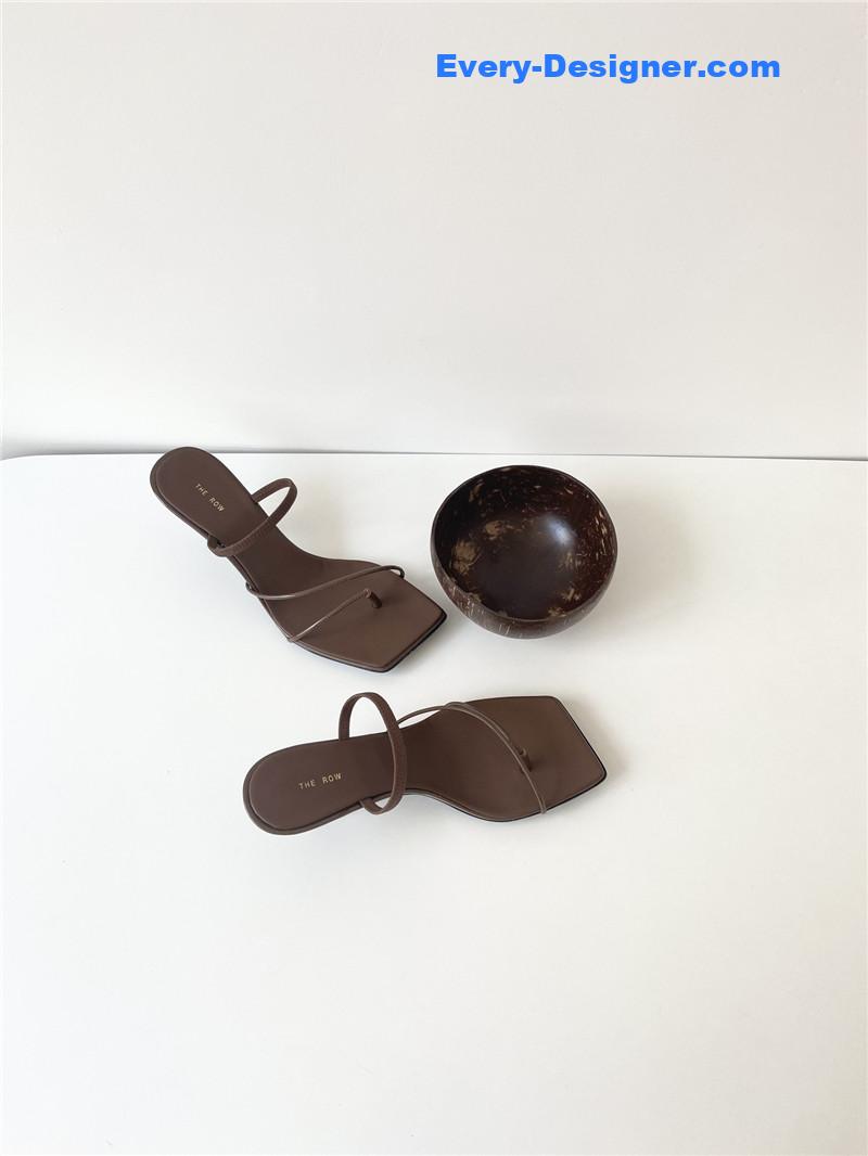 T    new strappy sandals with high heels