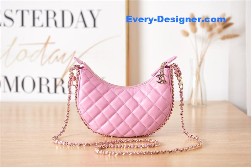 Ch**el small hobo bag pink