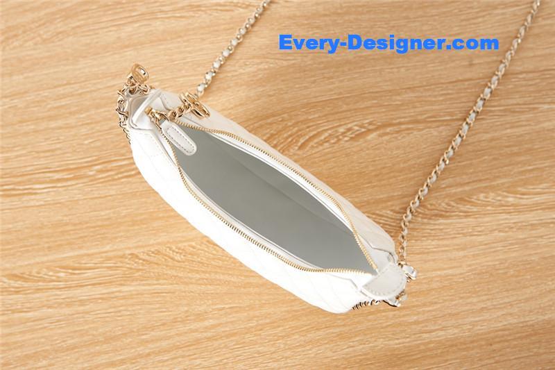 Ch**el small hobo bag white