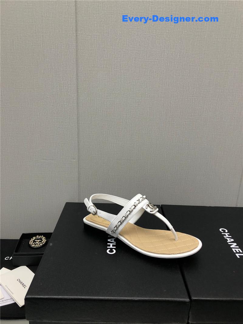 CC new C buckle chain sandals