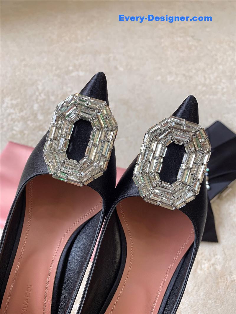 Amina Muaddi New Arrival Crystal Pumps