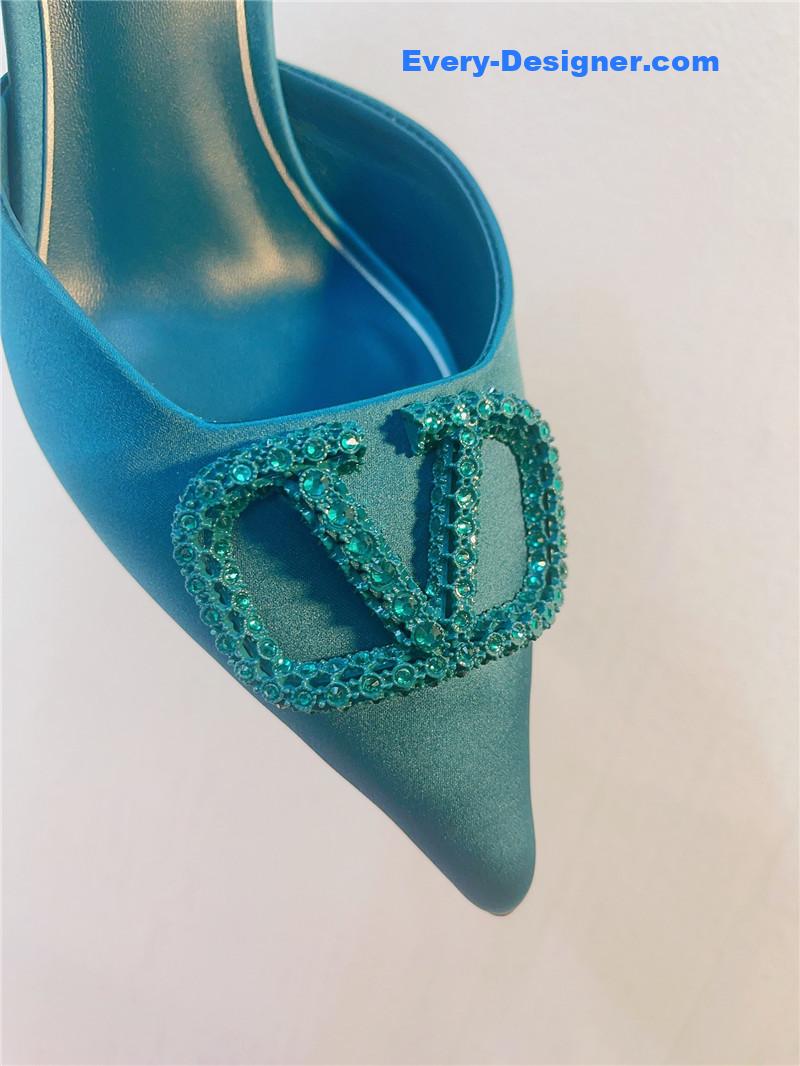 Va1e*ntin0 spring summer all-match high-heeled slippers