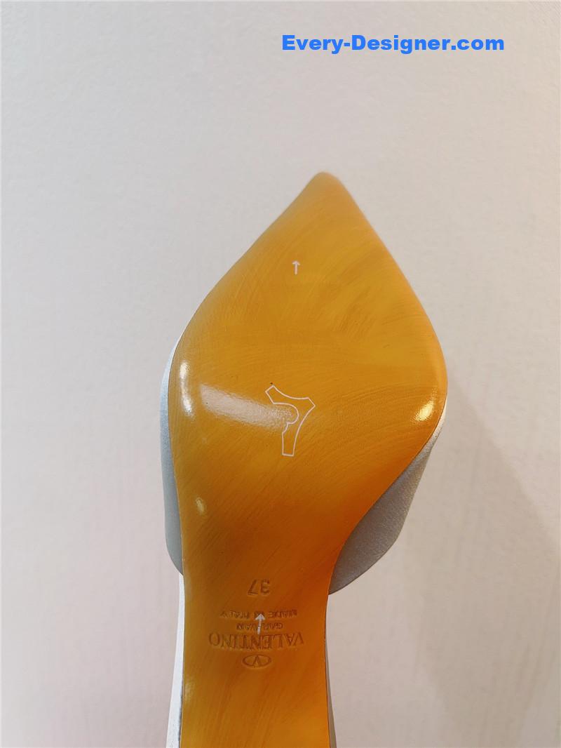 Va1e*ntin0 spring summer all-match high-heeled slippers