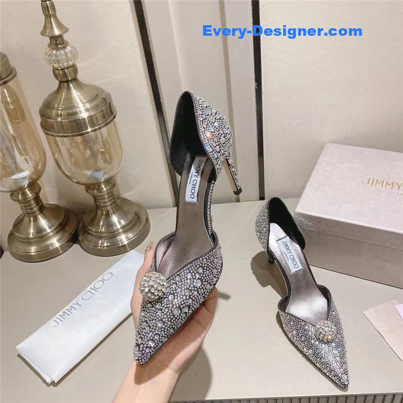 j1m*y ch00 D1am0nd wedding shoes