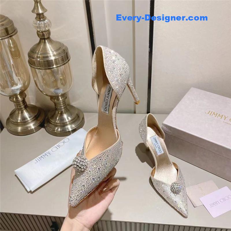 j1m*y ch00 D1am0nd wedding shoes