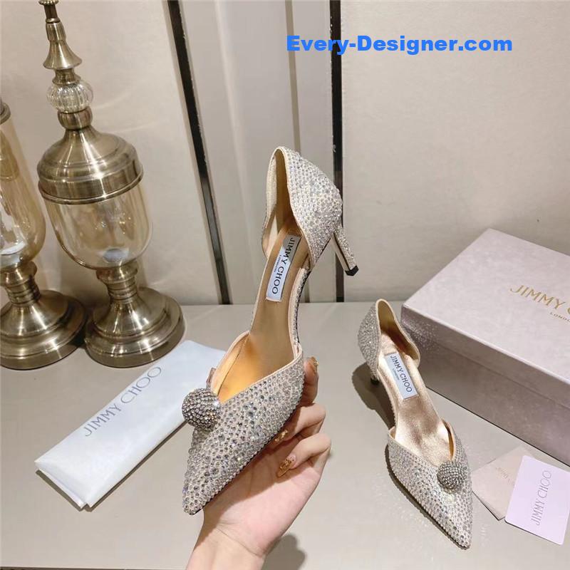 j1m*y ch00 D1am0nd wedding shoes