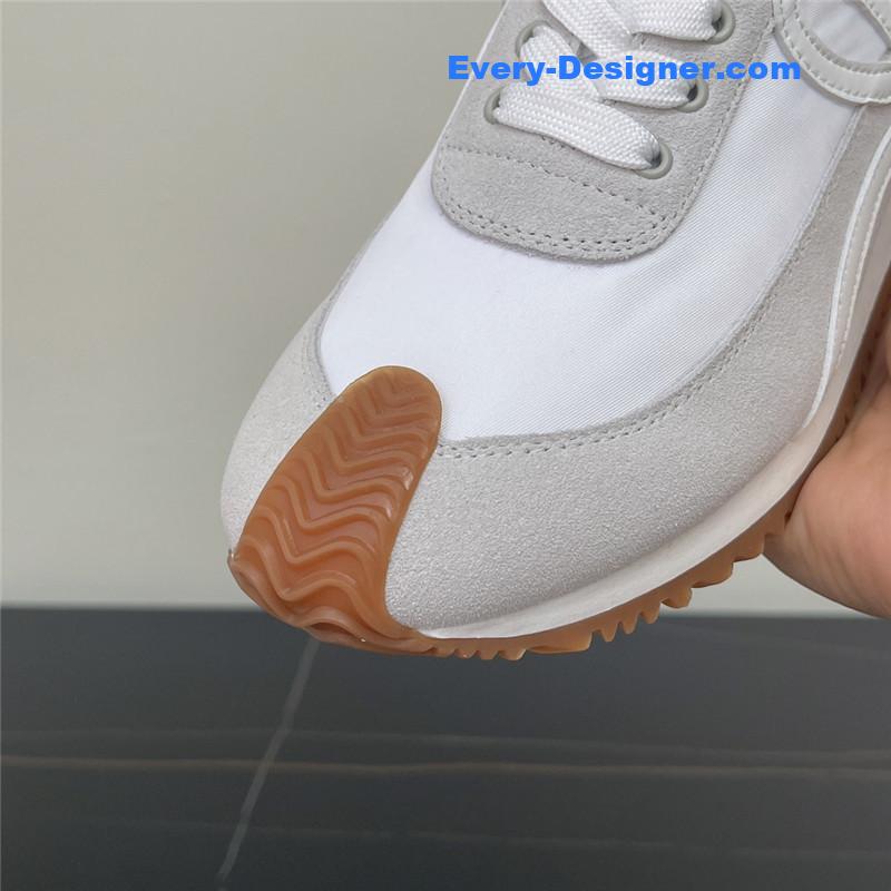 L0ew* white flow runner sneakers