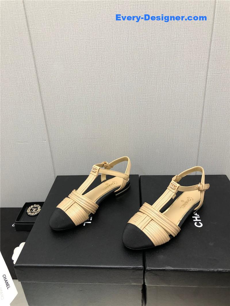 CC new C buckle rhinestone high heels