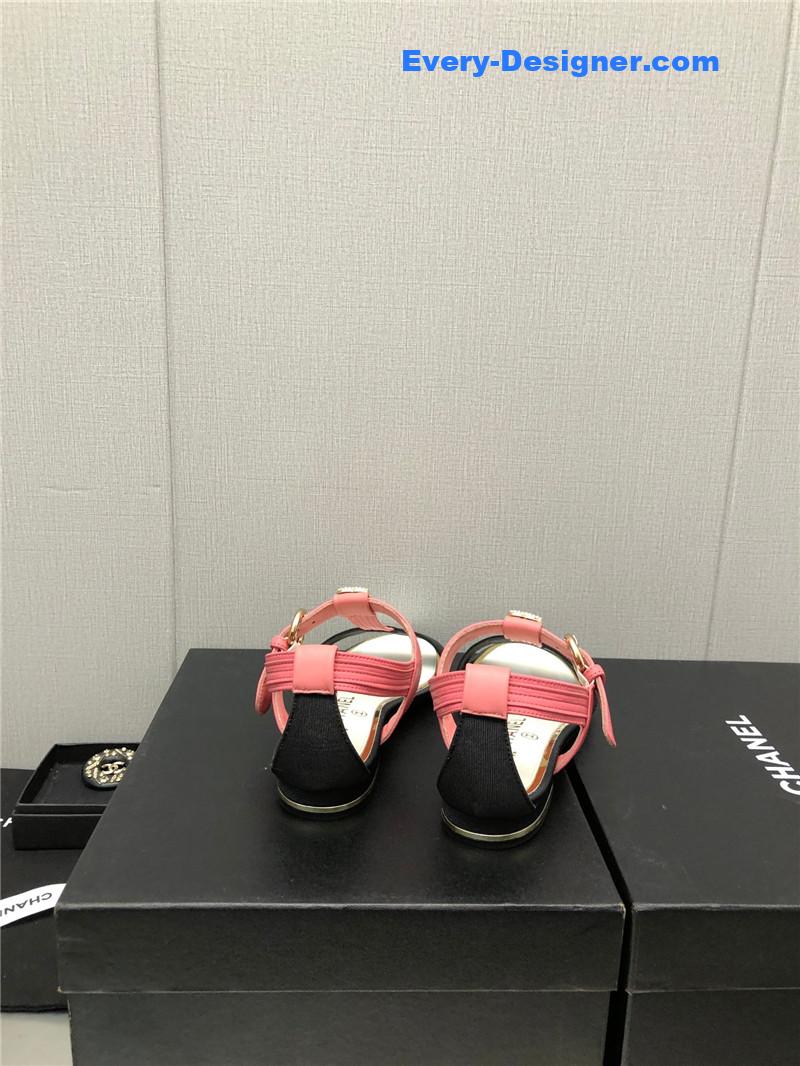 CC new C buckle rhinestone high heels