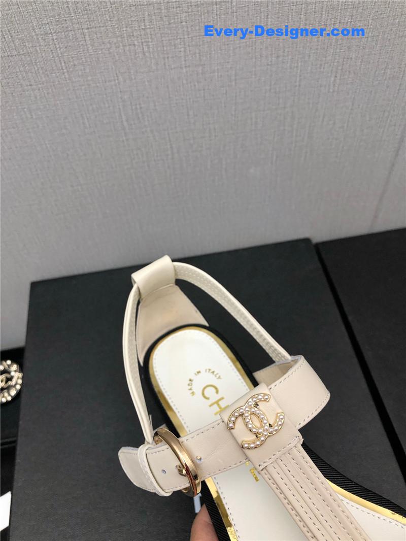 CC new C buckle rhinestone high heels