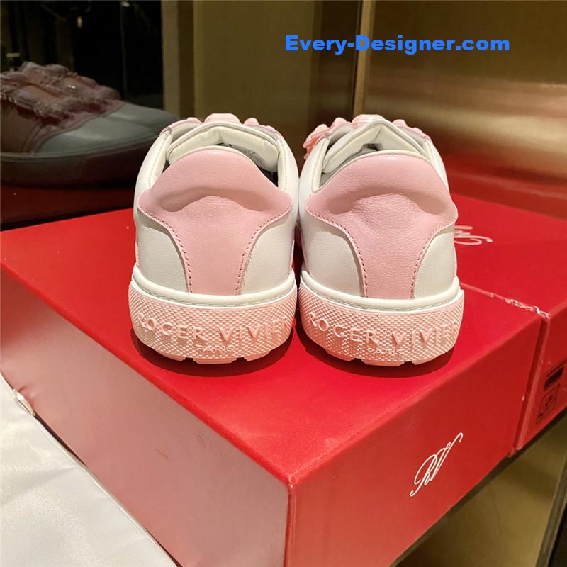 roger vivier full leather D1am0nd buckle tassel loafers