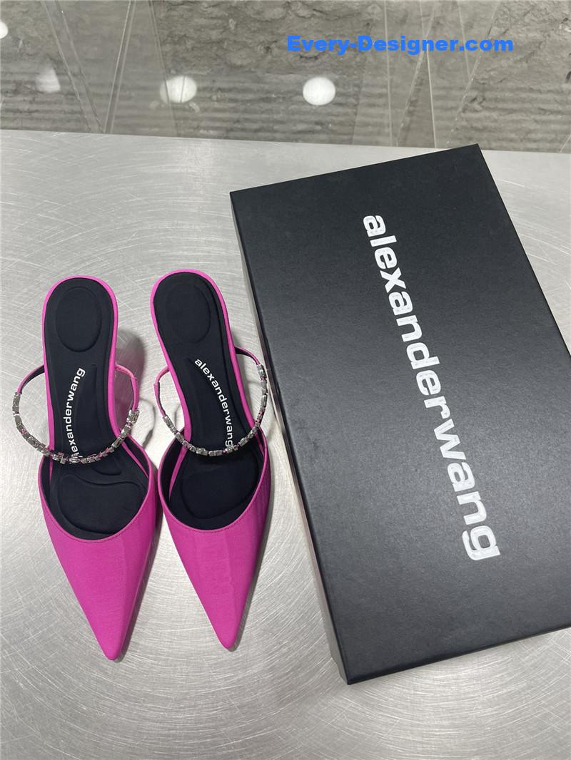 A1exa*der wang pointed toe satin back sandals