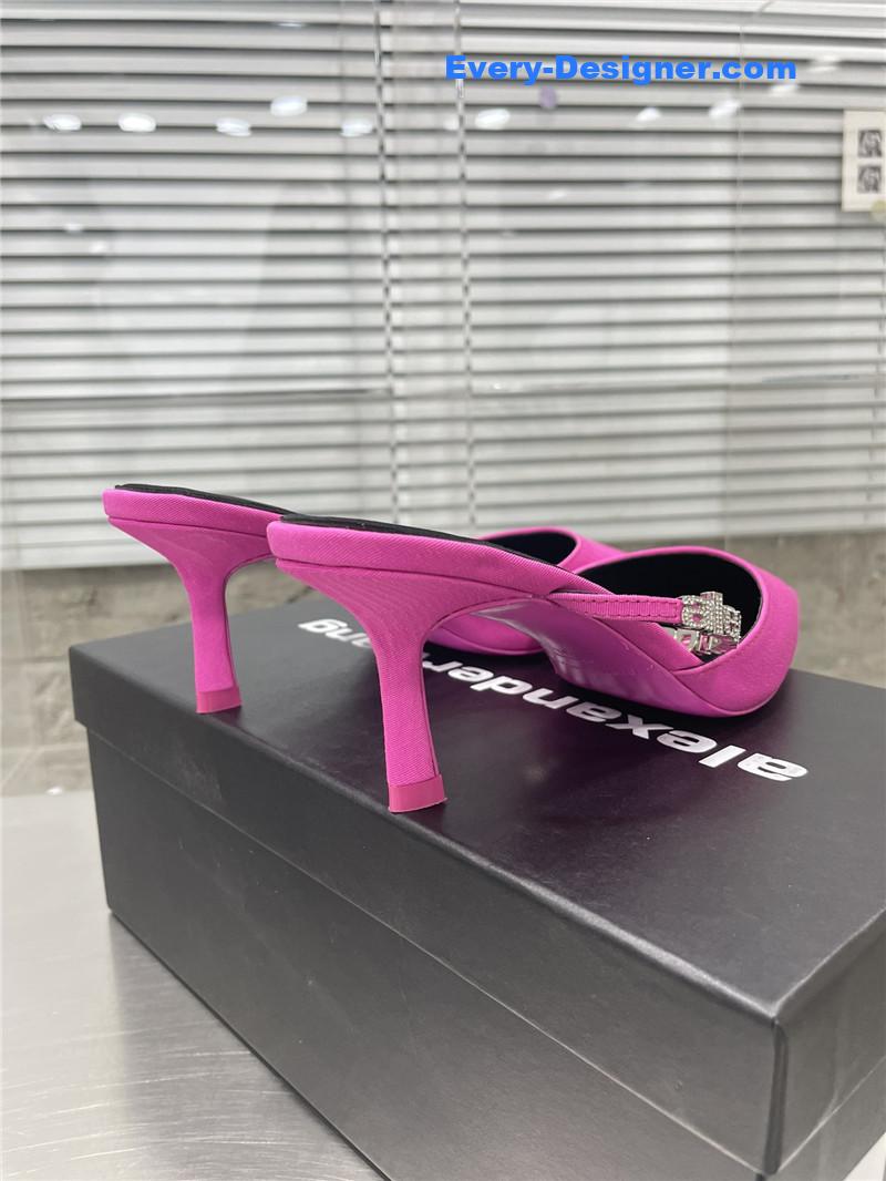 A1exa*der wang pointed toe satin back sandals