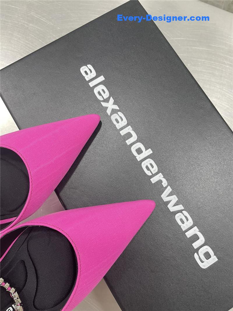 A1exa*der wang pointed toe satin back sandals