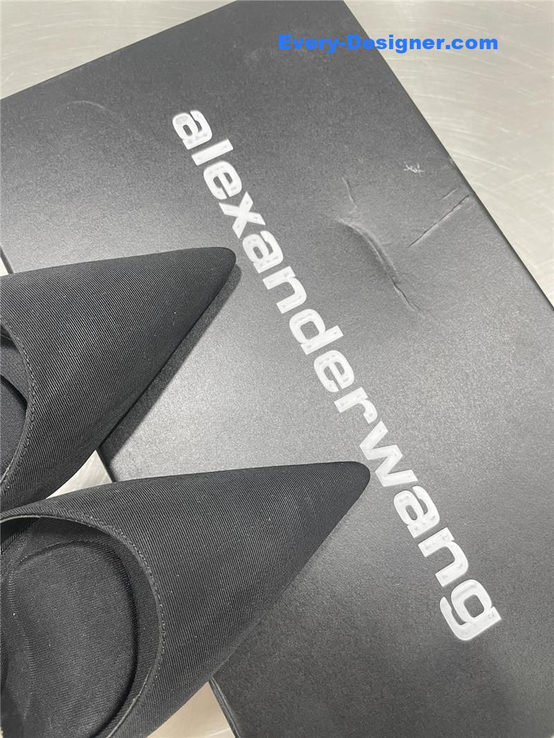 A1exa*der wang pointed toe satin back sandals