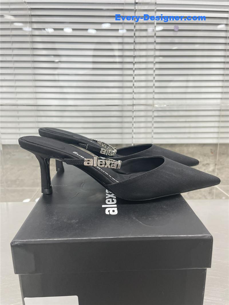 A1exa*der wang pointed toe satin back sandals