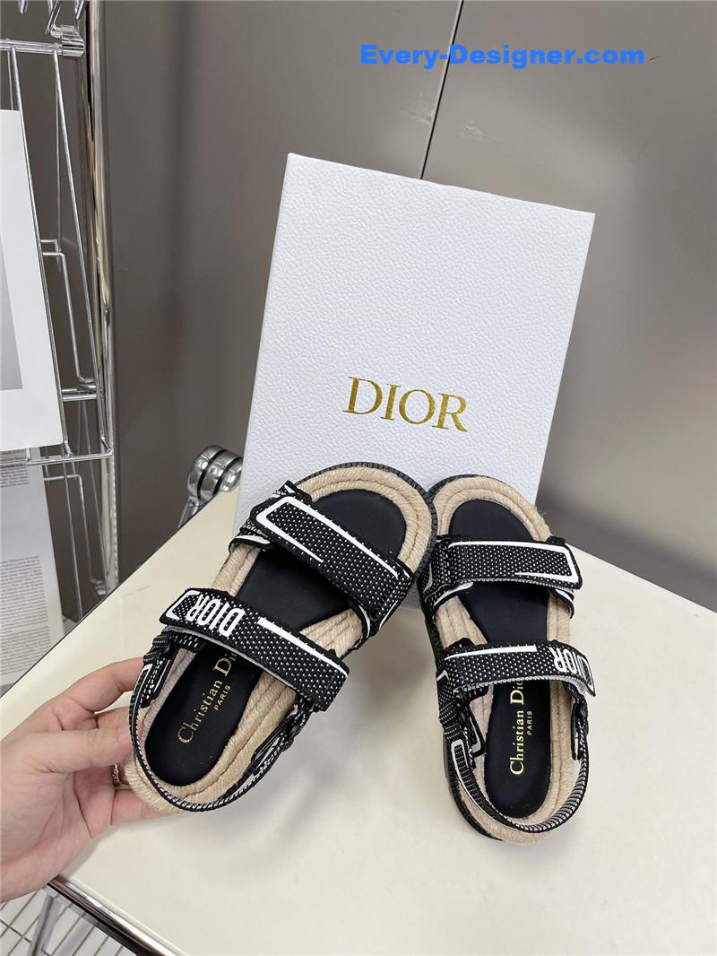 D10r latest velcro hemp rope sandals