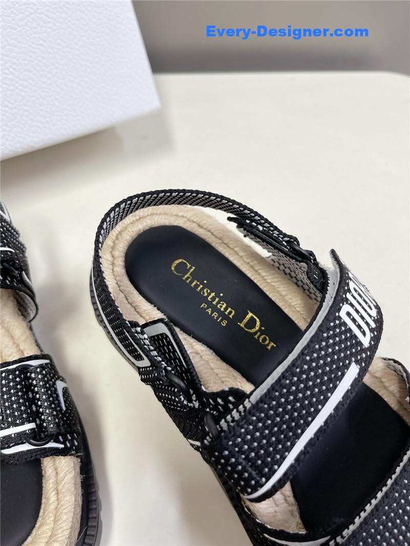 D10r latest velcro hemp rope sandals