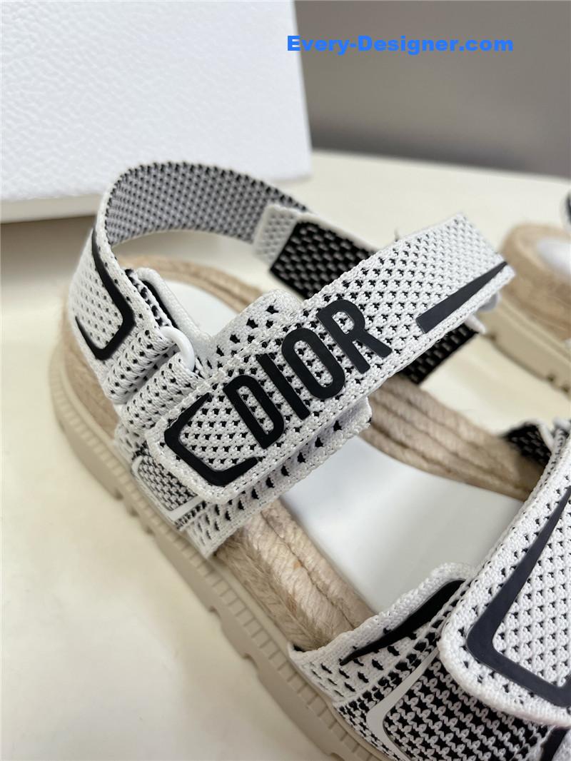 D10r latest velcro hemp rope sandals