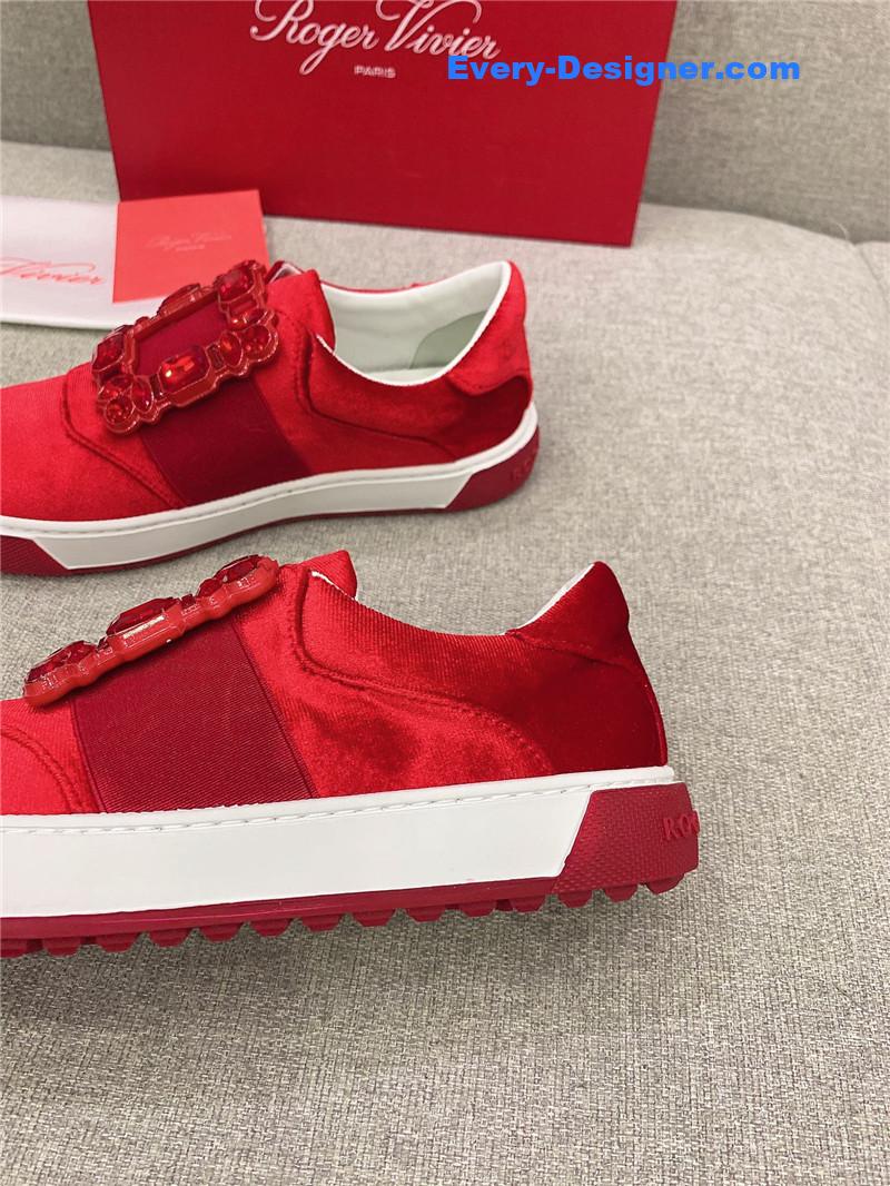 roger vivier new D1am0nd buckle casual shoes