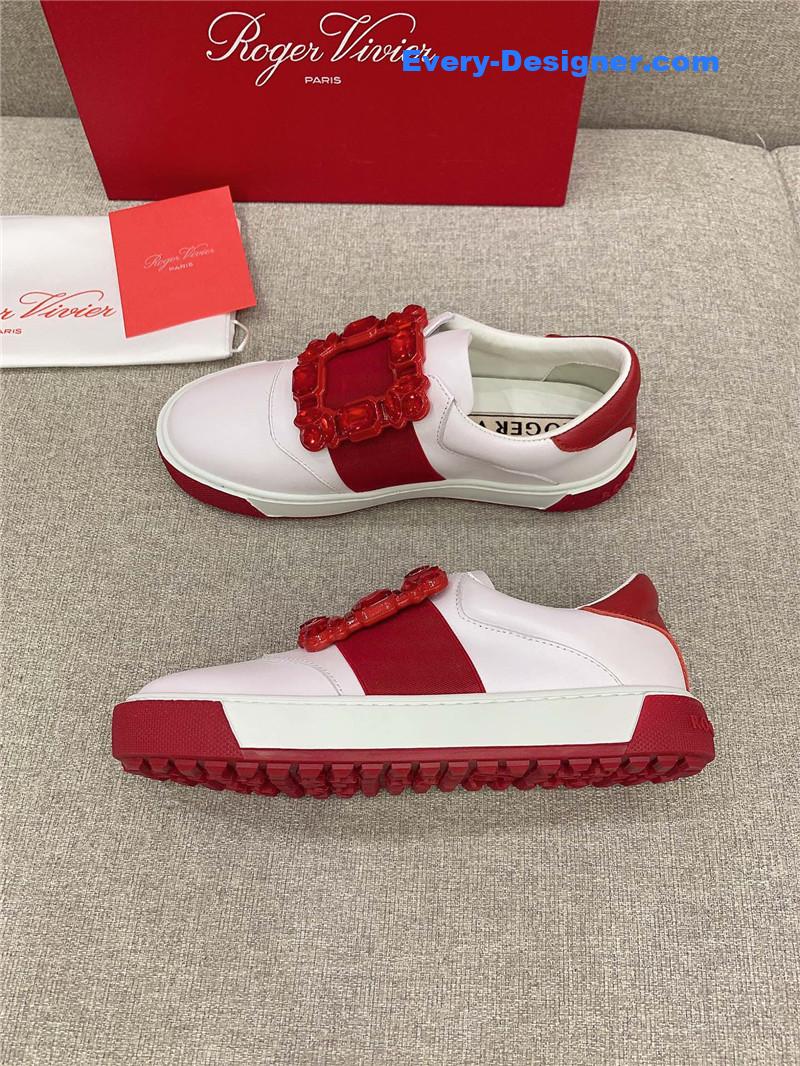 roger vivier new D1am0nd buckle casual shoes