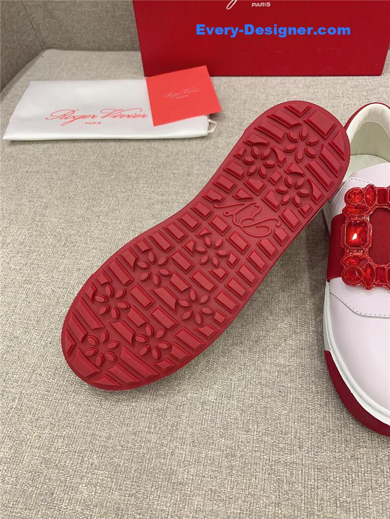 roger vivier new D1am0nd buckle casual shoes