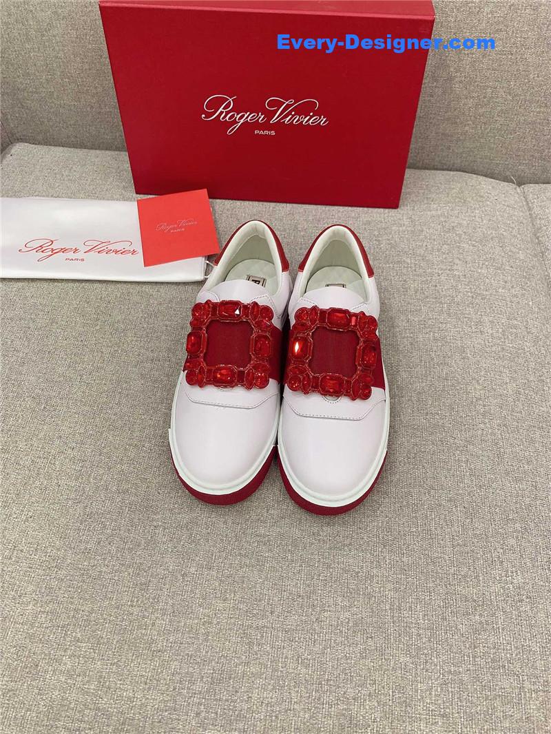 roger vivier new D1am0nd buckle casual shoes