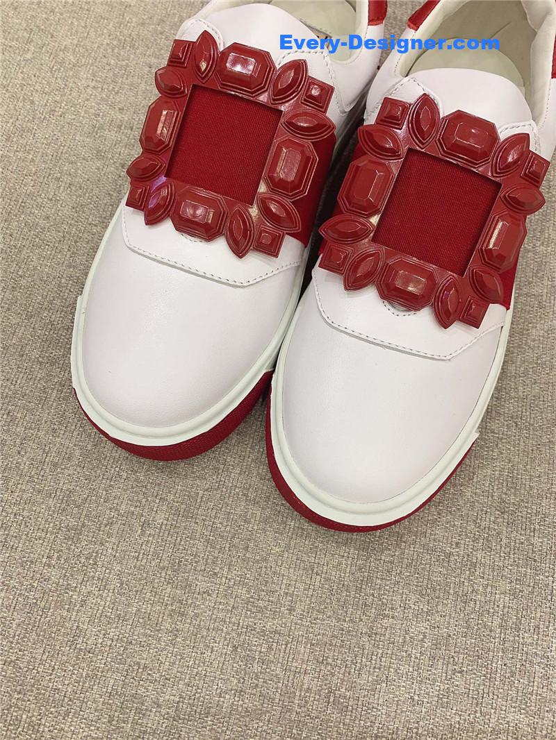 roger vivier new D1am0nd buckle casual shoes