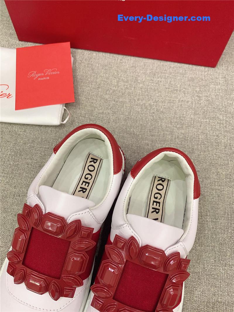 roger vivier new D1am0nd buckle casual shoes