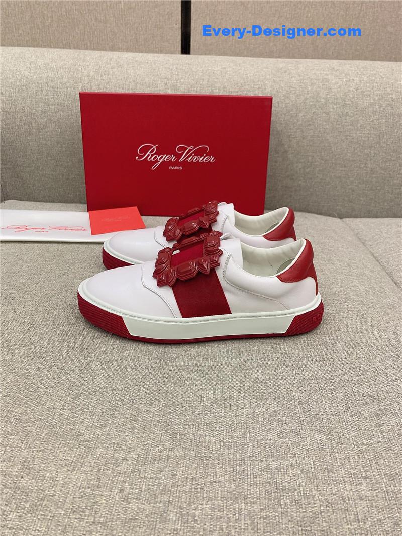 roger vivier new D1am0nd buckle casual shoes
