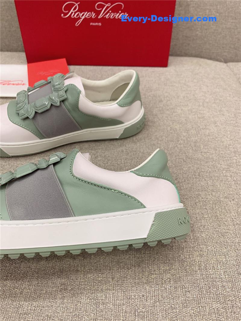 roger vivier new D1am0nd buckle casual shoes