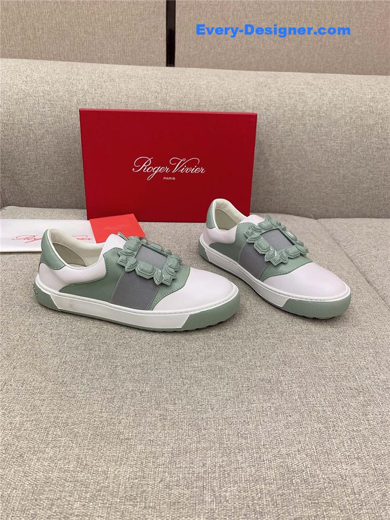 roger vivier new D1am0nd buckle casual shoes