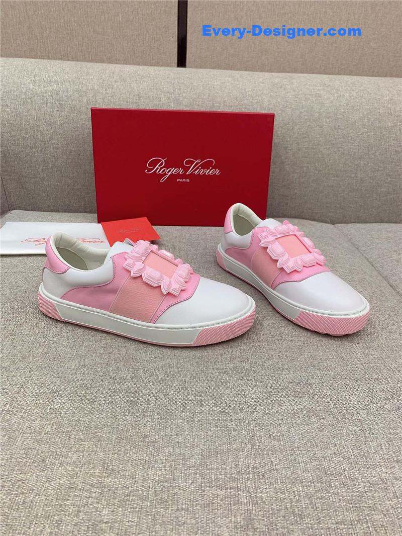 roger vivier new D1am0nd buckle casual shoes
