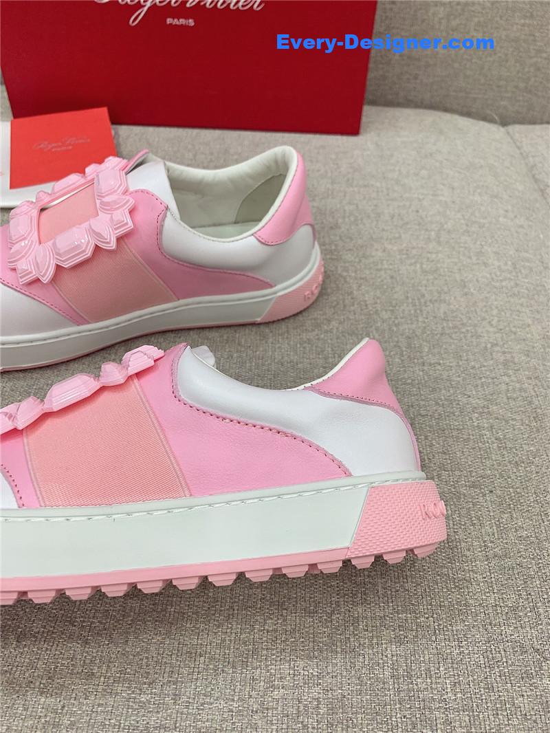 roger vivier new D1am0nd buckle casual shoes