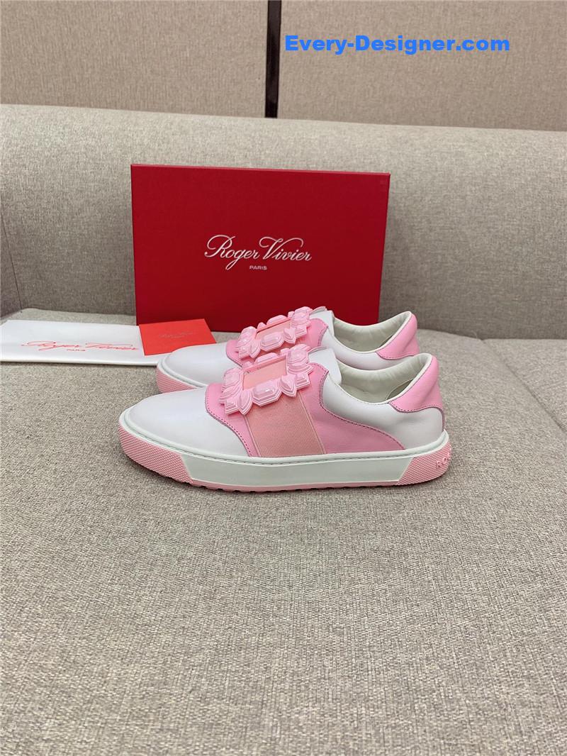 roger vivier new D1am0nd buckle casual shoes